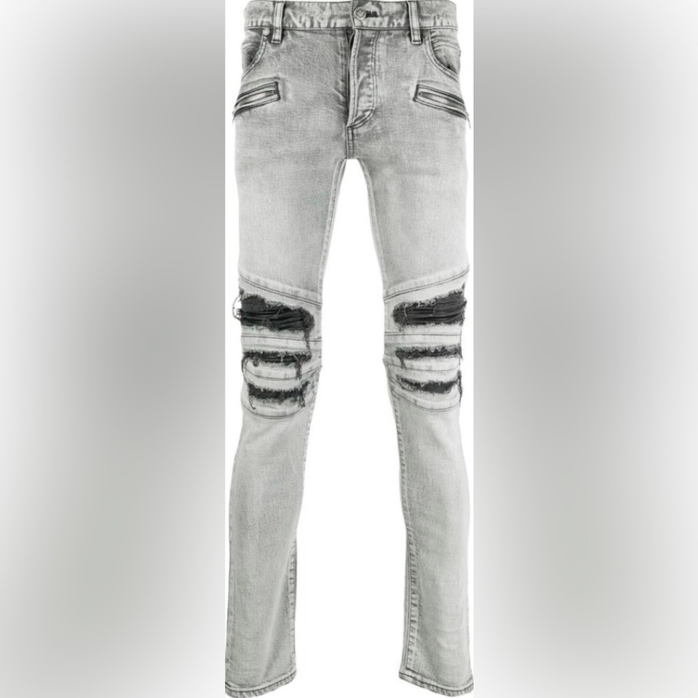Balmain Mens low-rise Slim jeans Sz 33